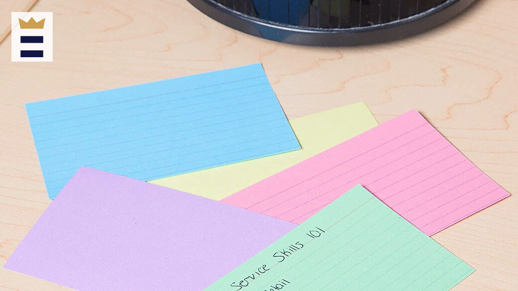 The best index flashcard