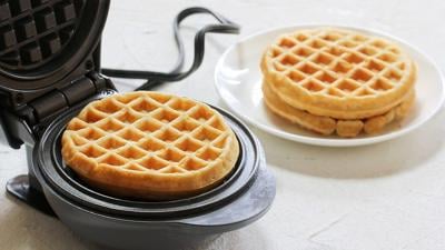 Dash makes a wide variety of kitchen appliances. You can often find them bundled together with a waffle maker for a small discount.