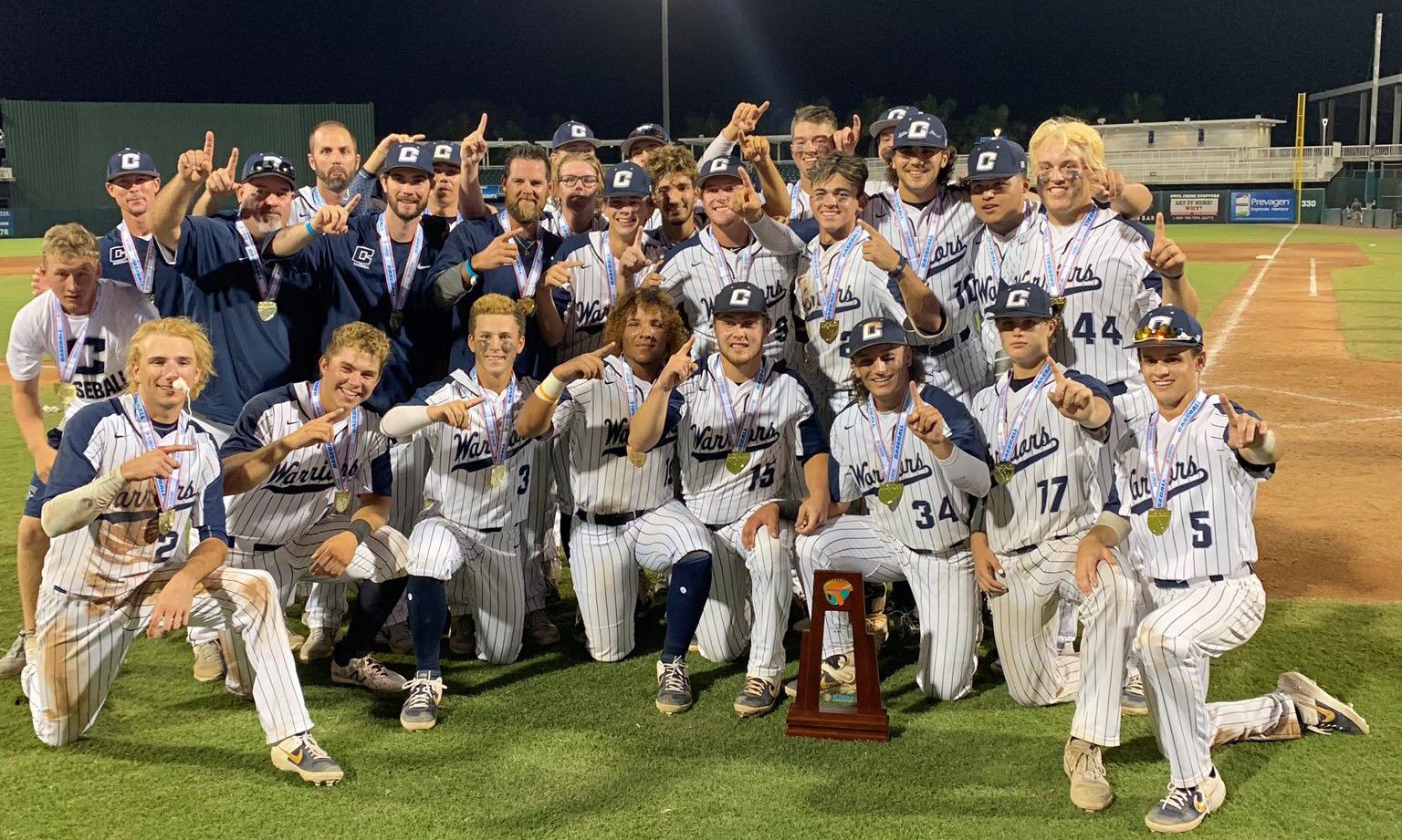 Calvary Christian Baseball Captures Second Championship In Three Years Calvary Christian Baseball Captures Second Championship In Three Years