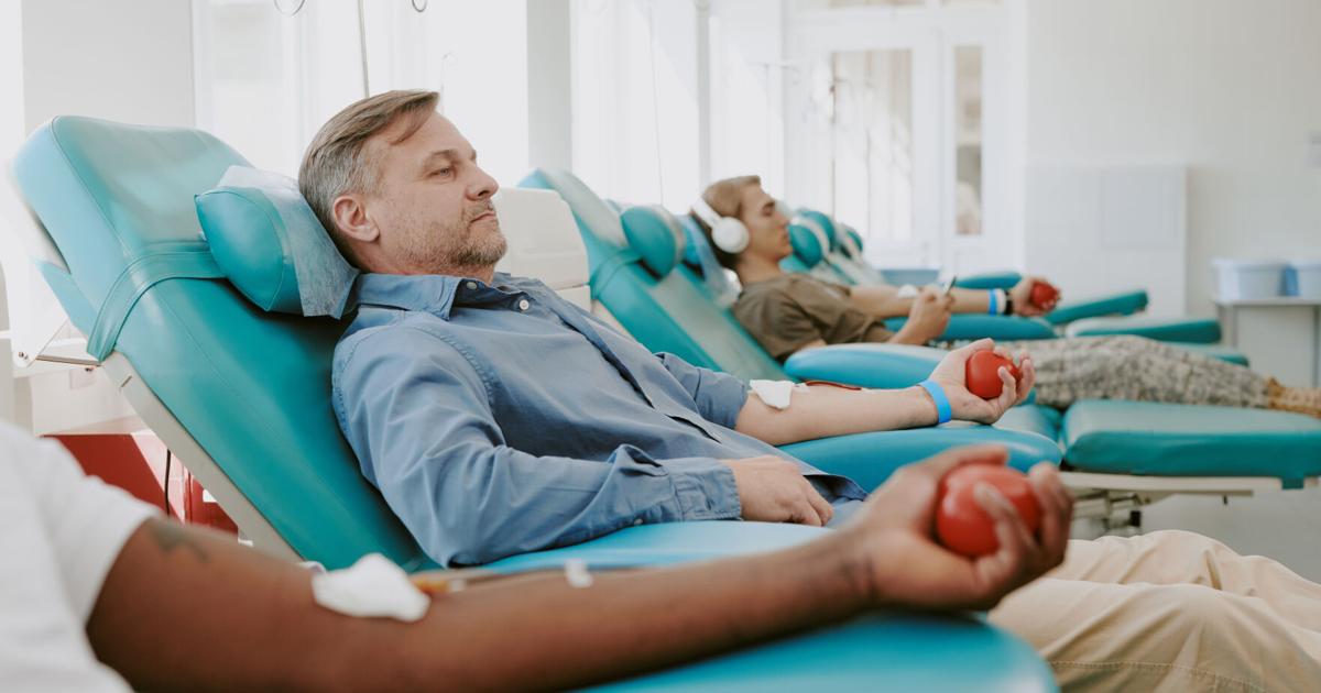 Blood donating is a healthy service
