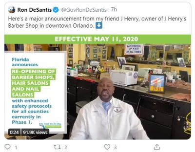 Barber Shops Hair And Nail Salons Can Reopen On Monday