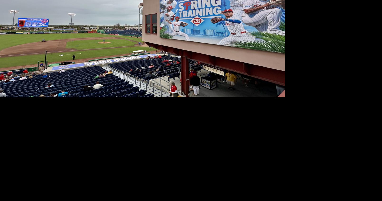 Philadelphia Phillies opened the 2026 Spring Training season at BayCare Ballpark