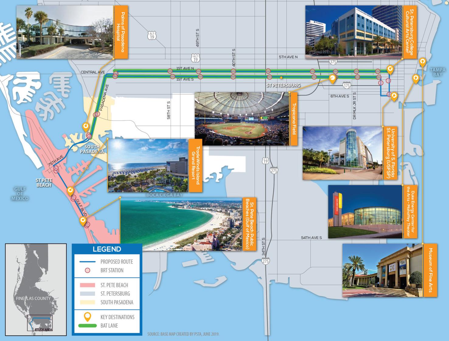 PSTA receives federal funding for region’s first bus rapid transit