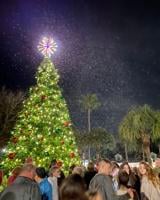 Holiday events, including tree lightings and parades, lit up the area last weekend