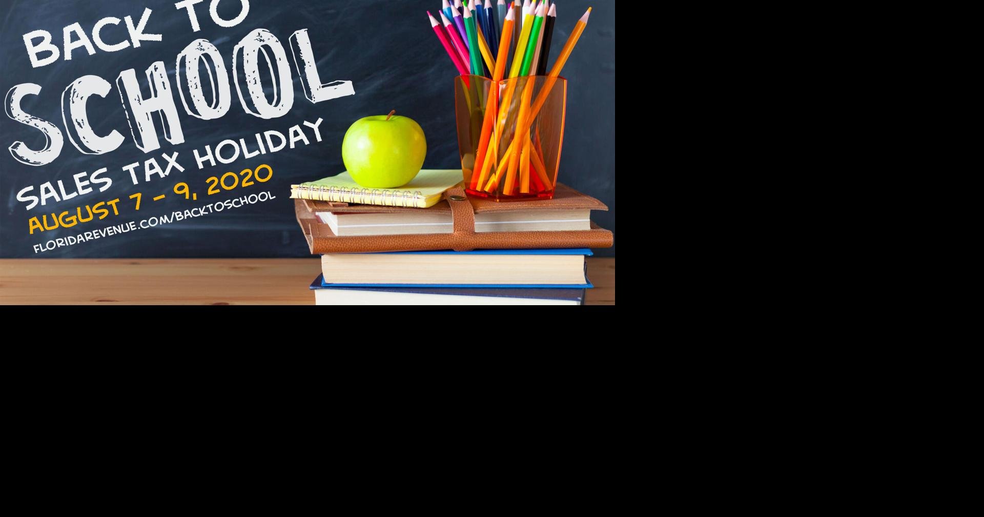 BacktoSchool Tax Holiday set for Aug. 79 Schools