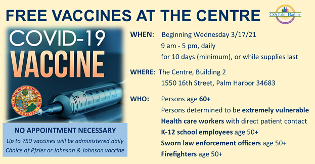 Covid 19 Vaccination Site Set Up In Palm Harbor Coronavirus Tbnweekly Com