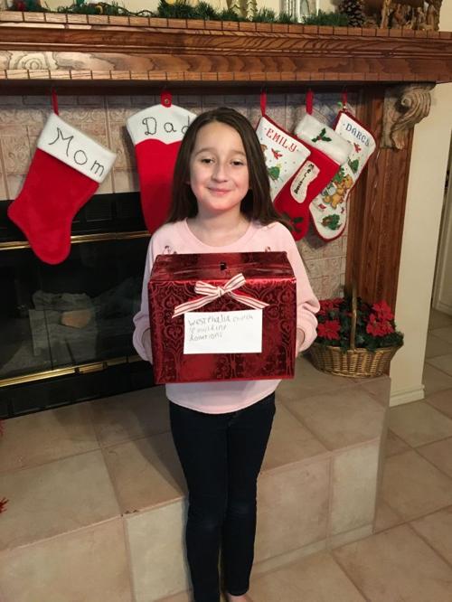 Holiday donations box