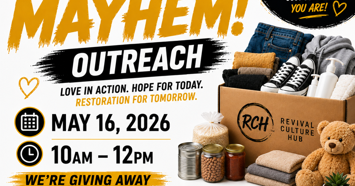 Revival Culture Hub akan Menyelenggarakan Acara Outreach Kingdom Mayhem di Killeen