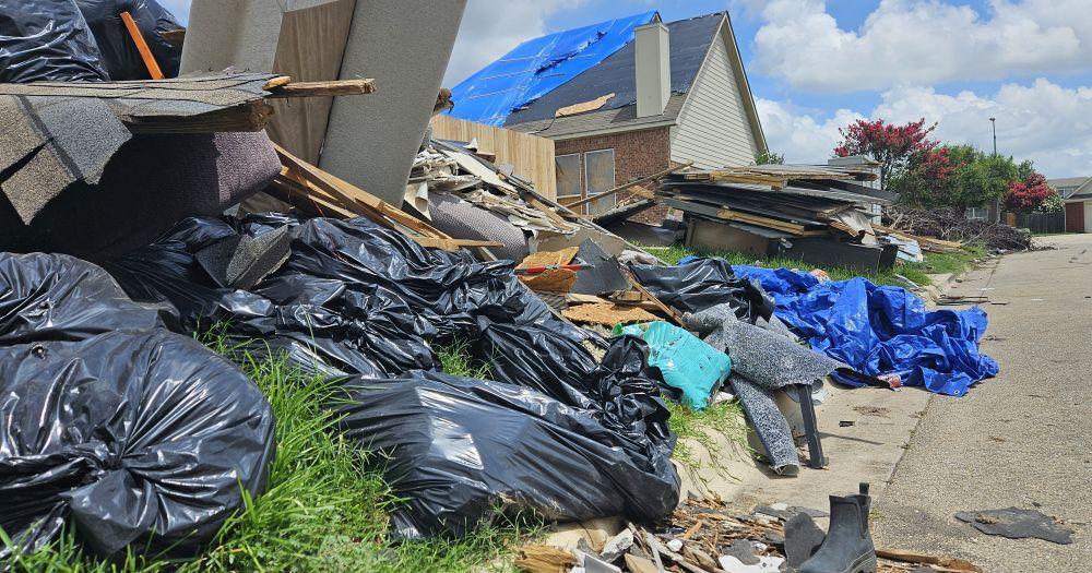 Temple storm debris removal starts second round as garbage collection ...