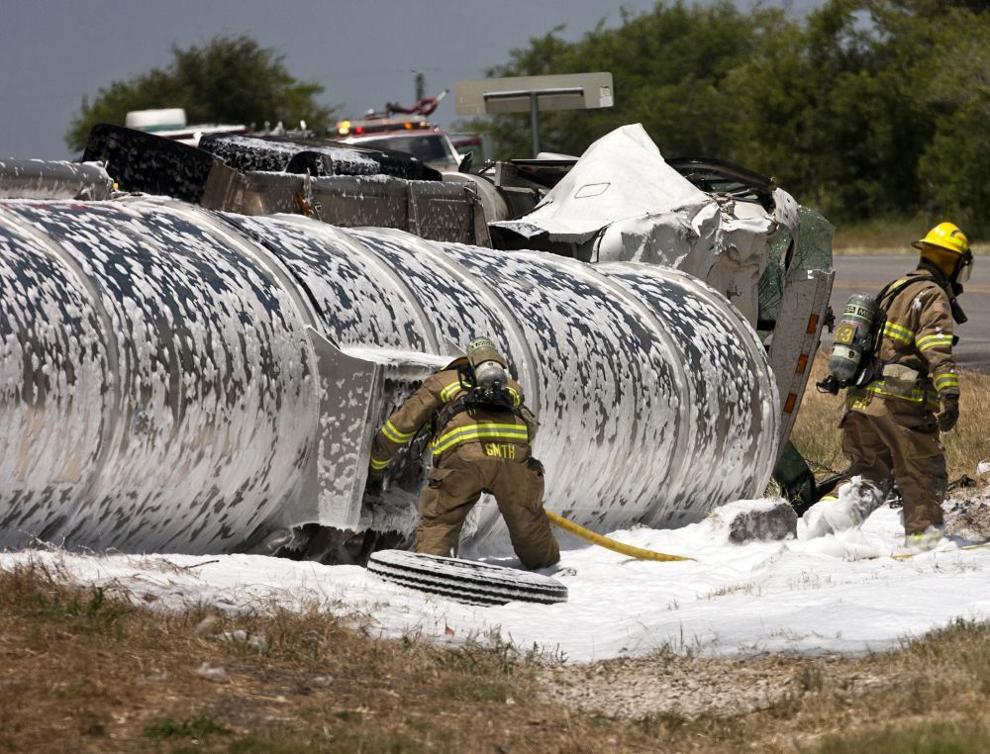 Jet fuel spill creates hazardous scene News