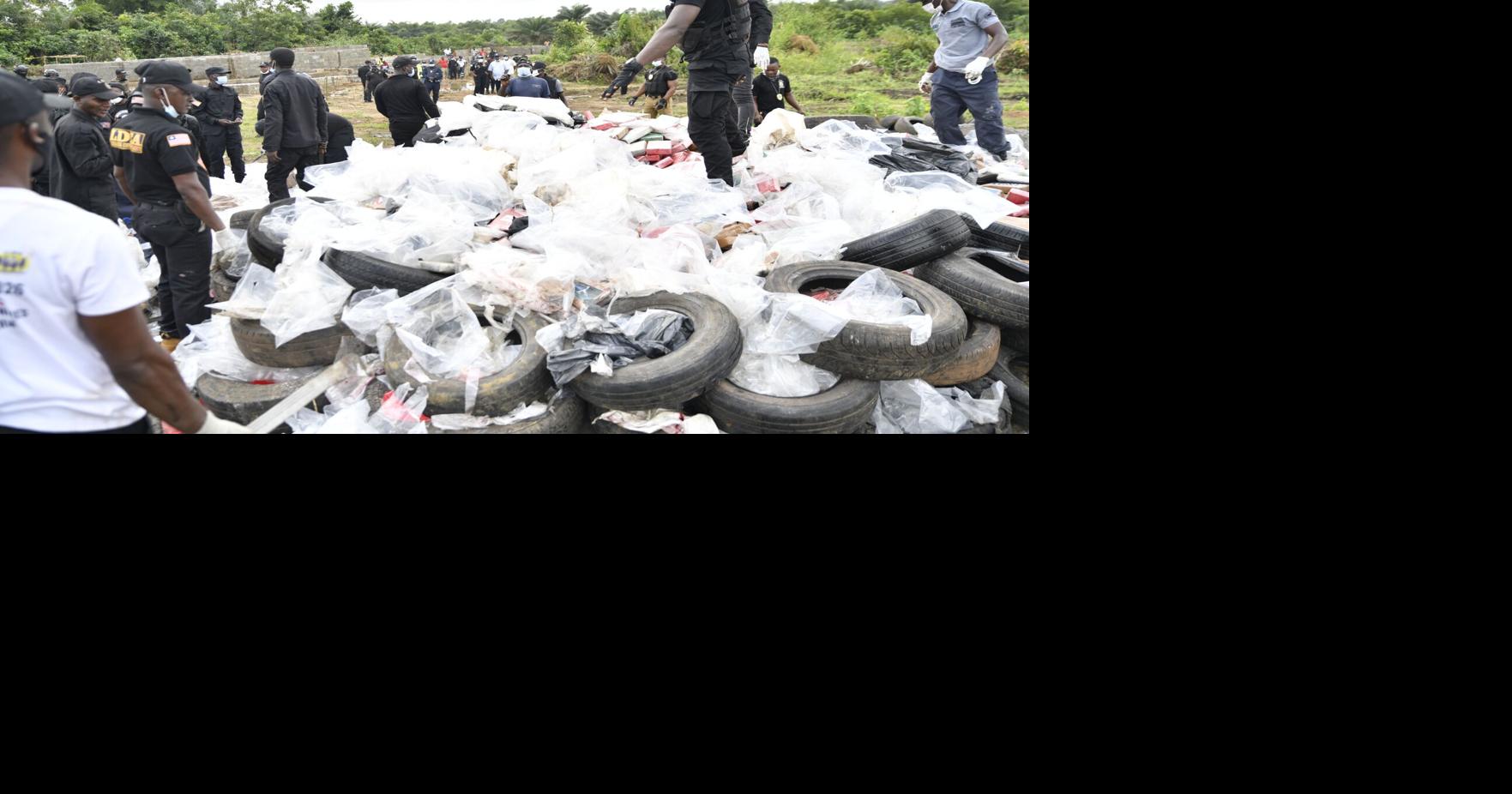 Liberian authorities burn 6 million in cocaine as senior police officials are implicated – Temple Daily Telegram