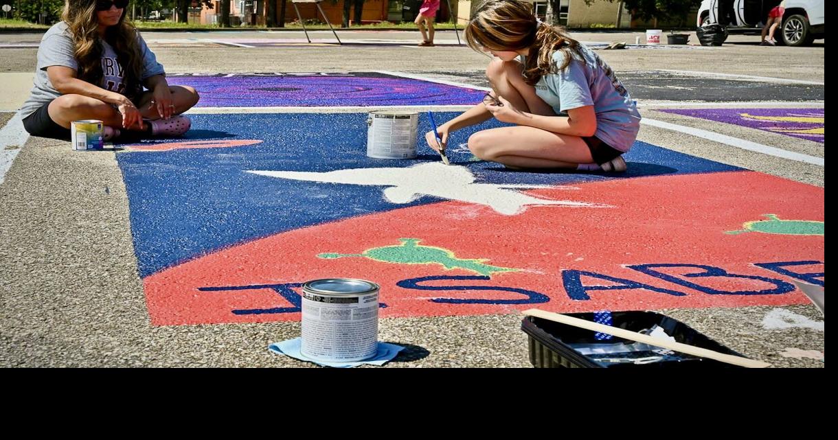 Parking spot painting project Nan Dickson/Special to the Telegram Aug 9, 2026 10 mins ago