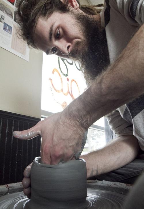 Customers Work Their Magic At Pottery Business Business