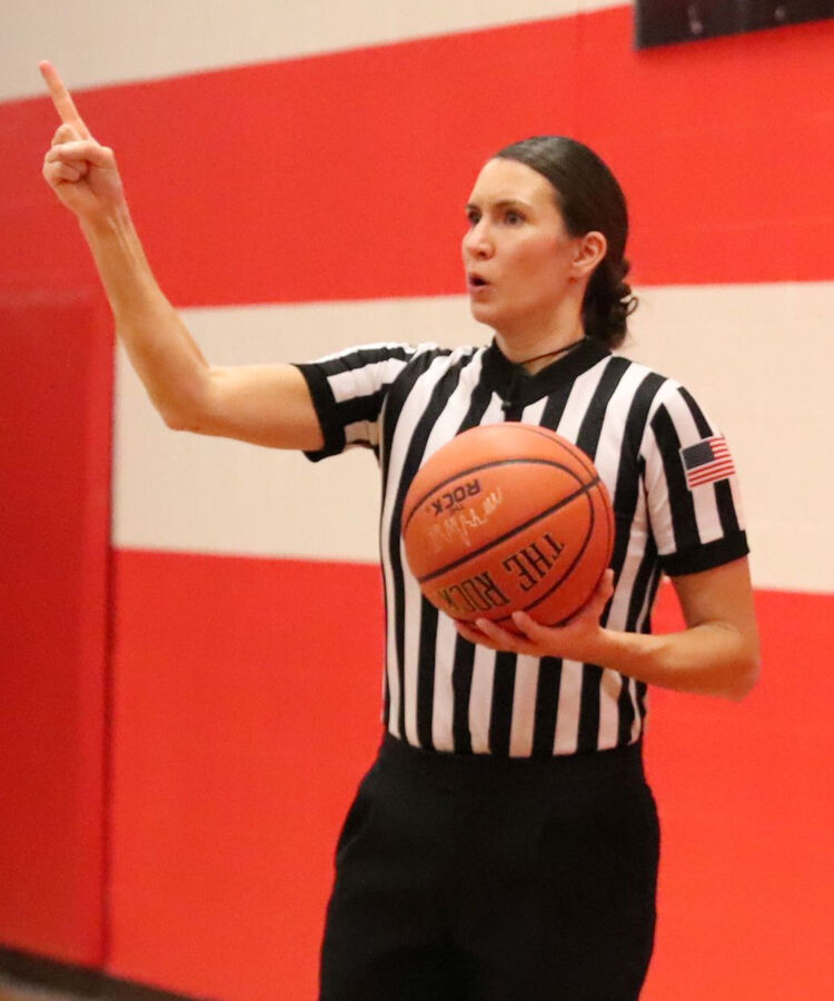 female basketball referee