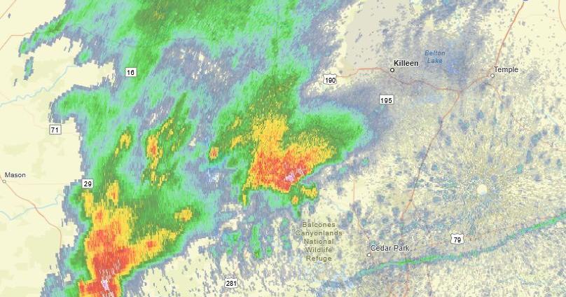 Weather alert: Severe thunderstorm watch issued for Central Texas ...
