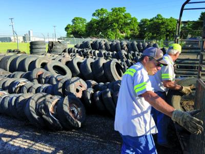 More Than 8 500 Tires Collected During Milam Cleanup Event News Tdtnews Com