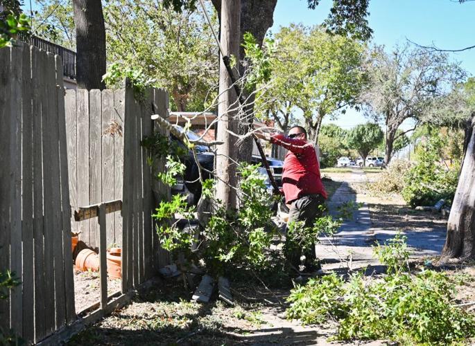 Storm damage cleanup