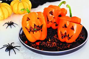 Recipe: Jack-o’-Lantern stuffed peppers prove fun isn’t just for pumpkins