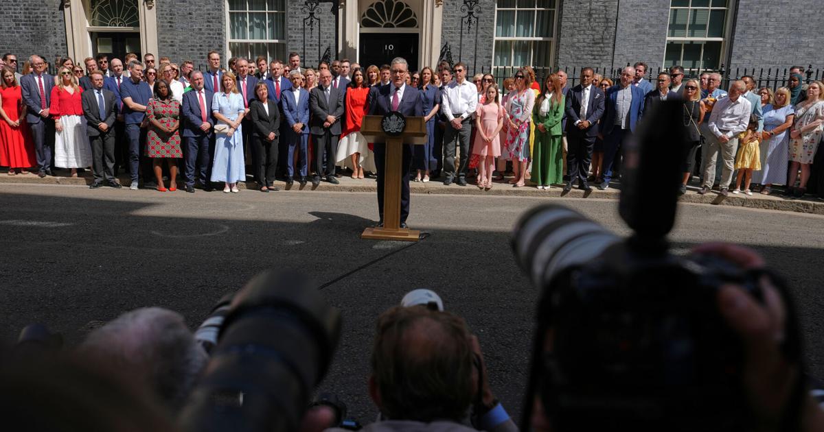 Andy Burnham becomes Britain's new prime minister as Starmer resigns, in photos By KIRSTY WIGGLESWORTH, THOMAS KRYCH and KIN CHEUNG - Associated Press Jul 20, 2026 3 hrs ago