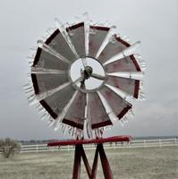 Icy windmill