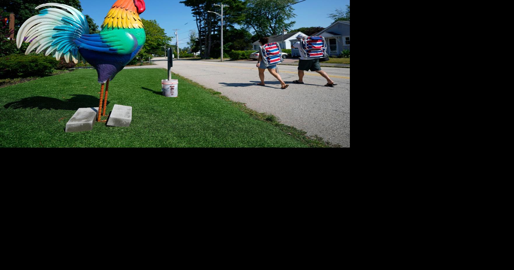 Giant metal roosters spread autism acceptance in Maine after town zoning spat By HOLLY RAMER and ROBERT F. BUKATY - Associated Press Jul 23, 2026 Jul 23, 2026 Updated 10 mins ago