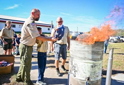 Bell County office offers new program to properly retire worn American flags