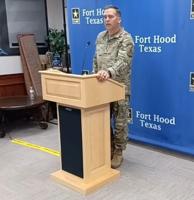 Fort Hood commander discusses death of soldier with media