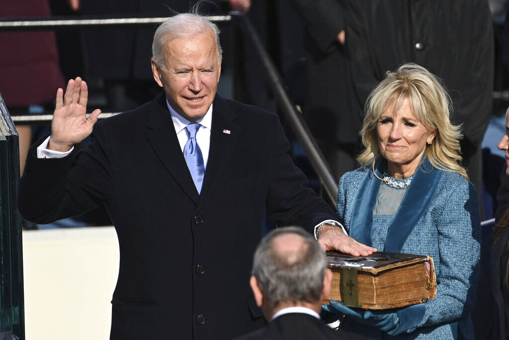 Joe Biden is sworn in