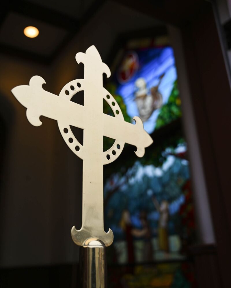 Cross at the door