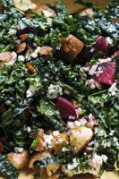 Recipe: Tame tough kale salads with salt massage