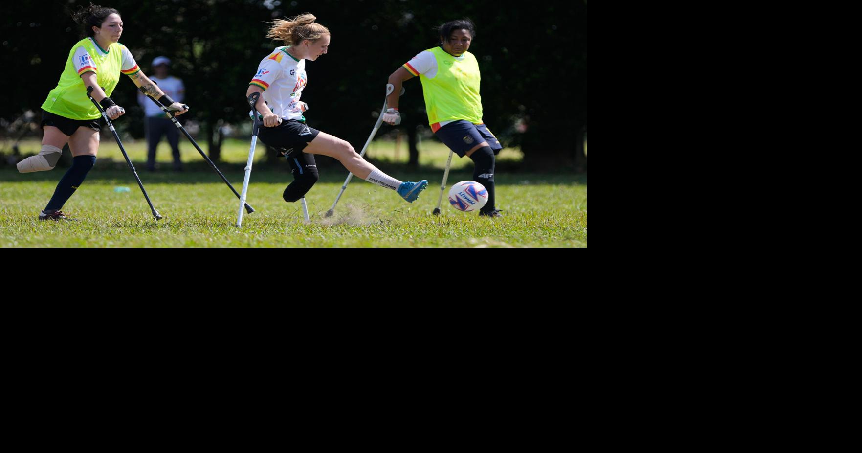 AP Women amputees in South America train to be World Cup soccer contenders Women amputees from several South American countries are training in Bolivia for the 2027 Women's Amputee Football World Cup JUAN KARITA and CARLOS GUERRERO - Associated Press Jul 17, 2026 Jul 17, 2026 Updated 34 mins ago