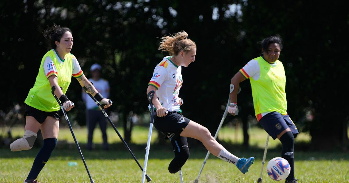 AP Women amputees in South America train to be World Cup soccer contenders Women amputees from several South American countries are training in Bolivia for the 2027 Women's Amputee Football World Cup JUAN KARITA and CARLOS GUERRERO - Associated Press Jul 17, 2026 Jul 17, 2026 Updated 34 mins ago