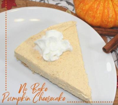 No-bake pumpkin cheesecake