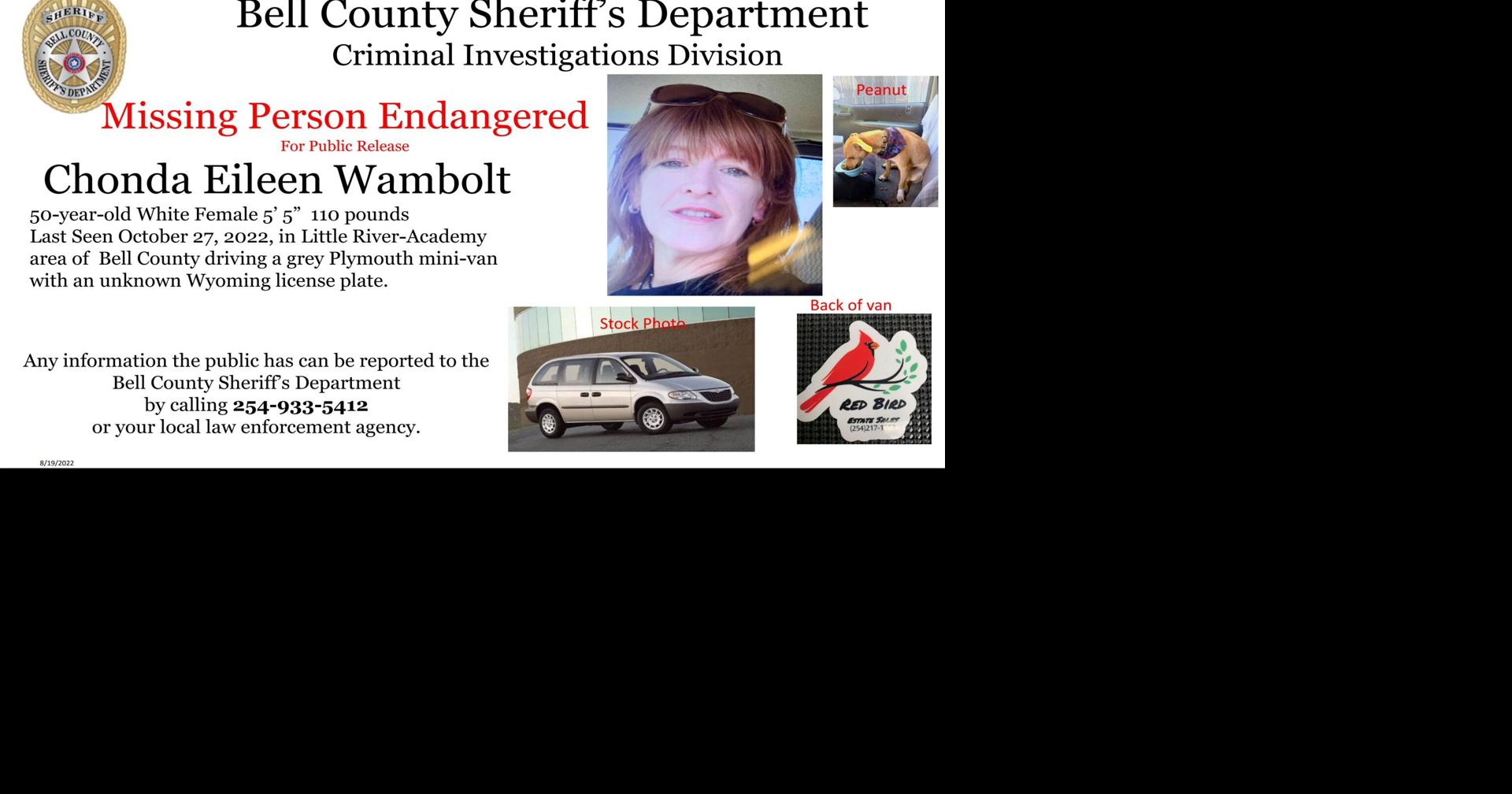 Sheriff: Missing woman believed to be ‘endangered’ | News | tdtnews.com