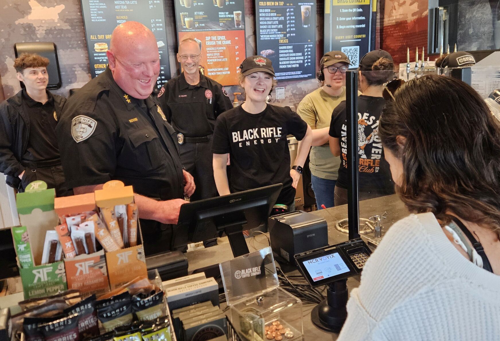 Bell County Sheriff's Office 'baristas' offer coffee