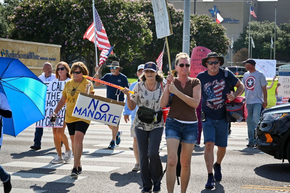Protest crosswalk