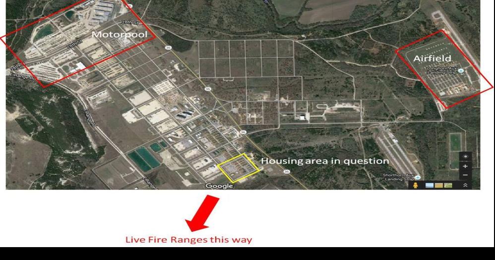 North Fort Hood Map Unaccompanied Minors May Be Housed At North Fort Hood | News | Tdtnews.com