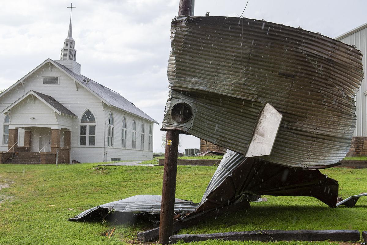 Tornado damage