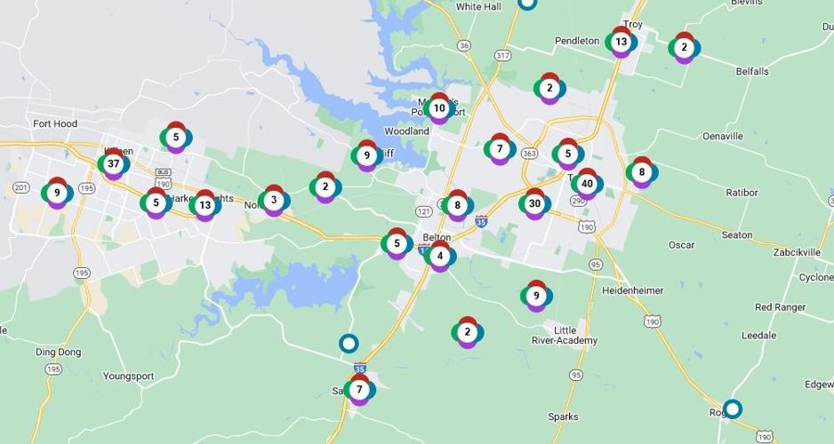 Oncor: multiple power outages in Central Texas