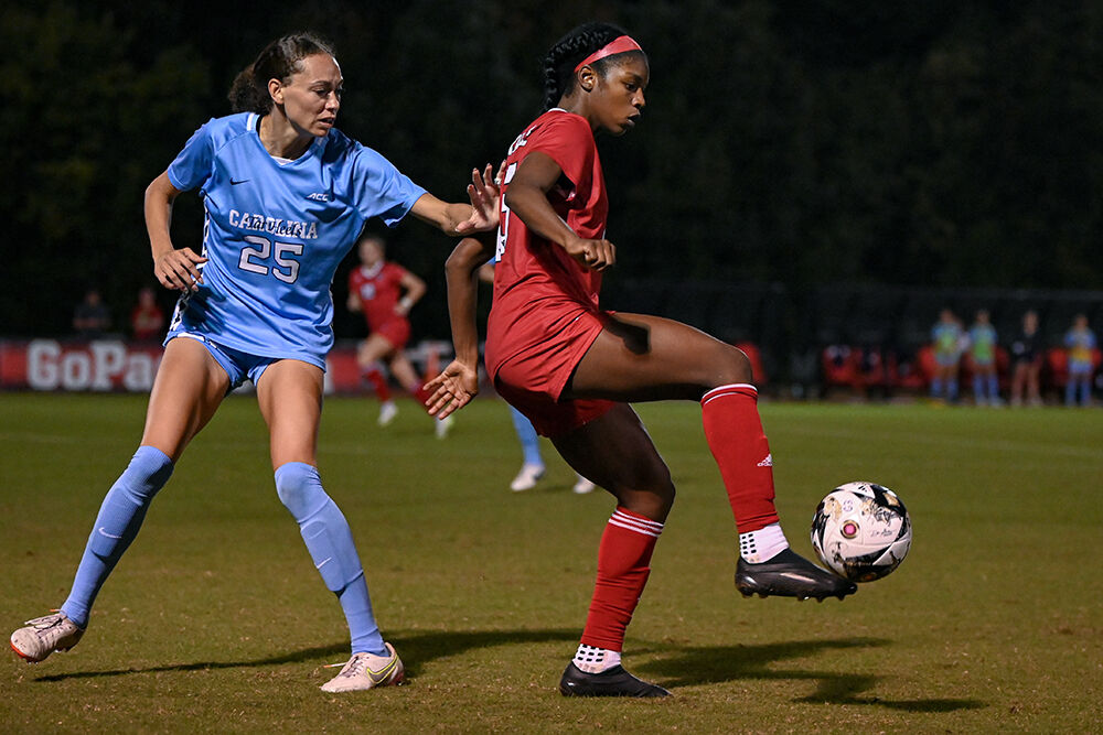 A female soccer player who shines with her own light