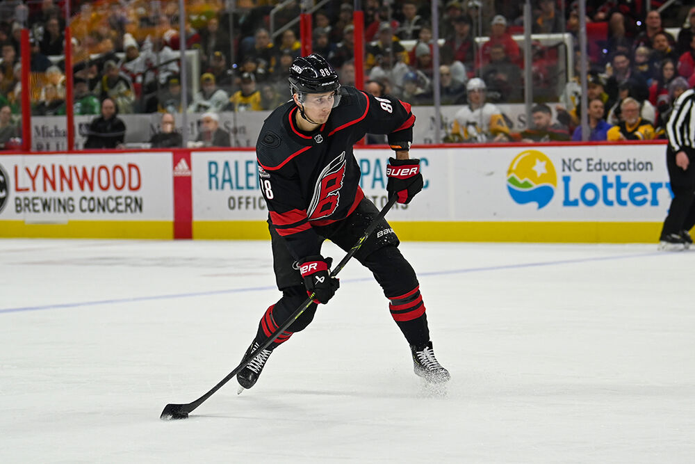 Images from Carolina Hurricanes' 6-1 victory over the New Jersey