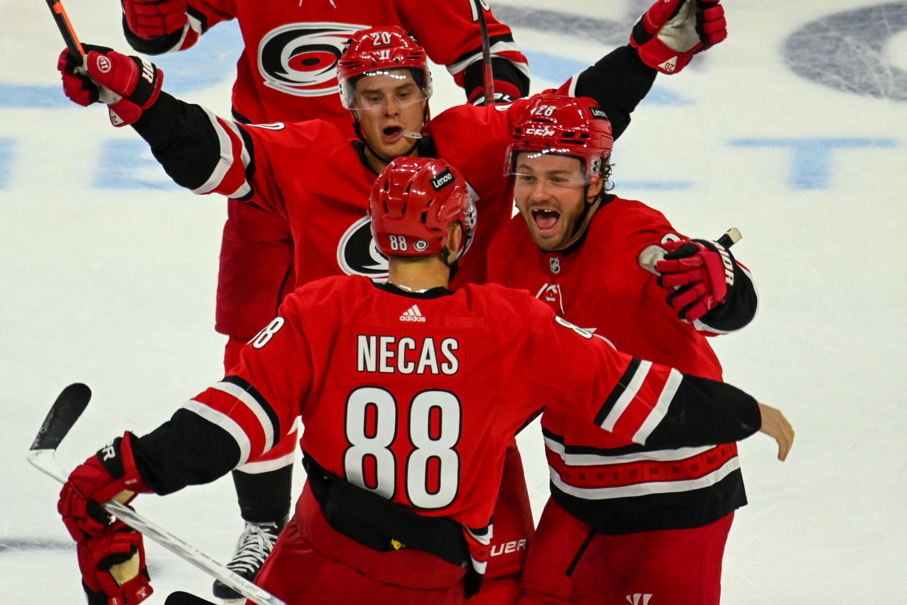 Martin Necas Leads Canes Past Blues 4-1 With Four-point Night | Sports ...