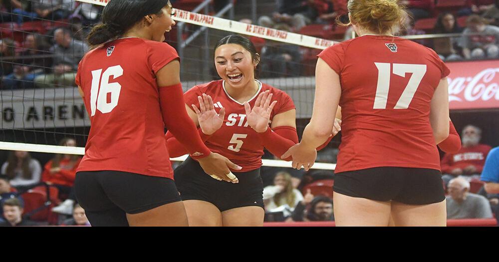 NC State volleyball defeats Hokies, records 20th win of 2023 Sports