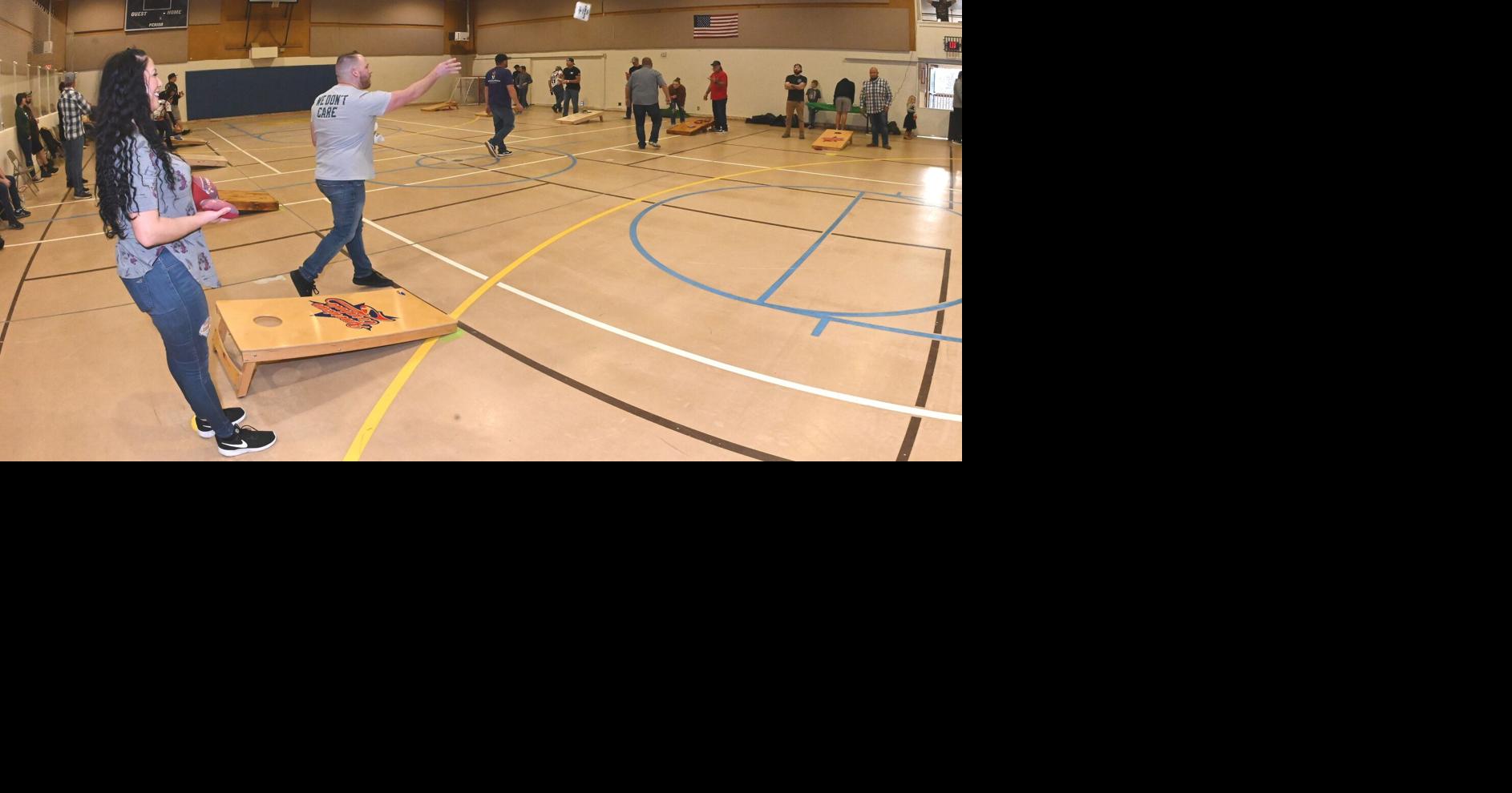PHOTO GALLERY: Family recreation time — complete with cornhole ...