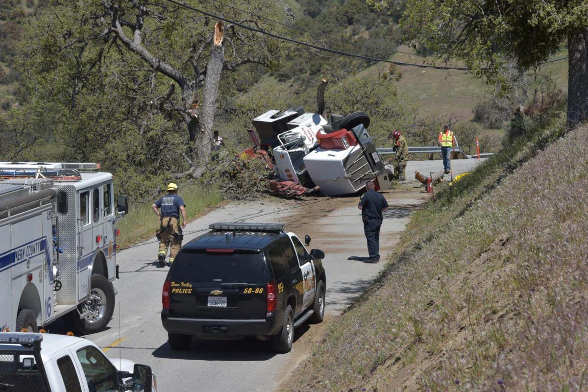 BVS road closed due to truck accident News