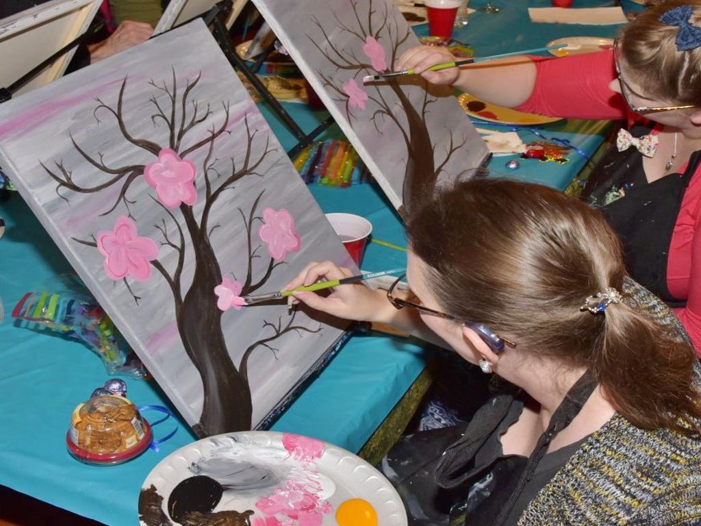 Photo Gallery Grab Your Brush And Blush A Painting Event With