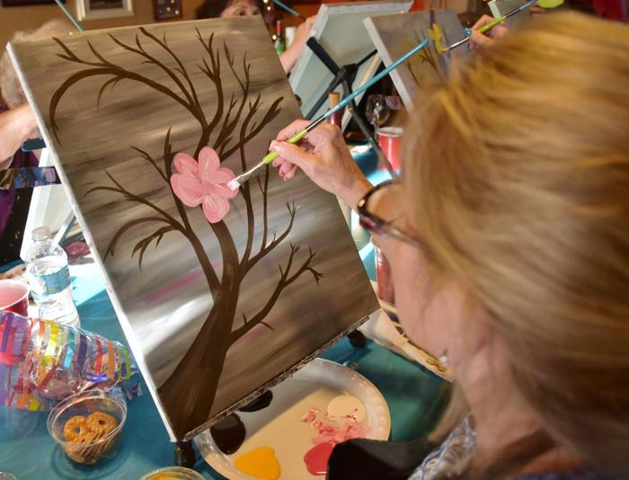Photo Gallery Grab Your Brush And Blush A Painting Event With