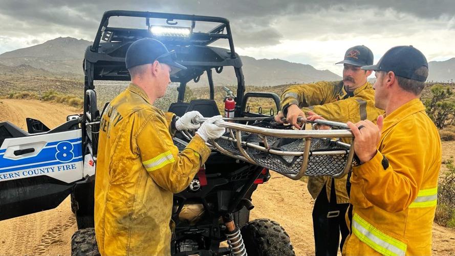 KCFD personnel rescue injured motorcyclist at off-highway area | News ...