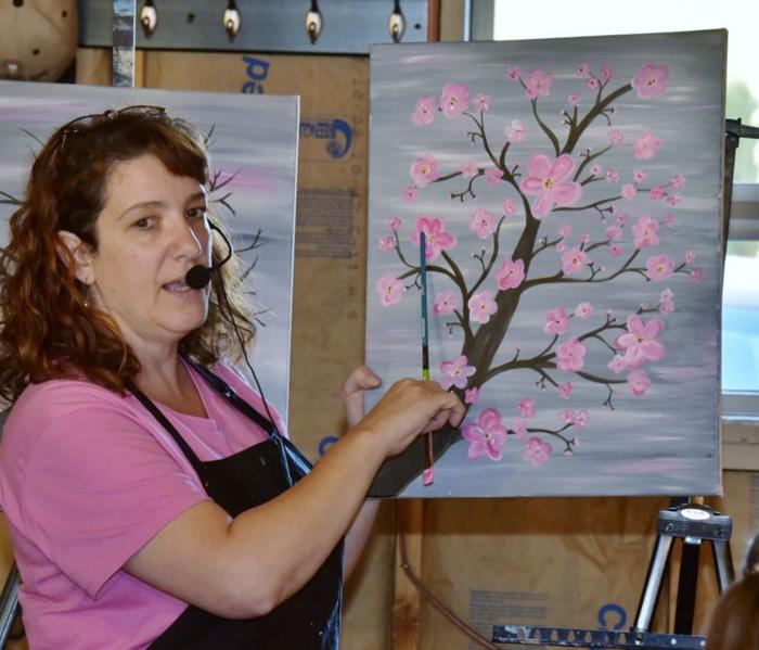 Photo Gallery Grab Your Brush And Blush A Painting Event With