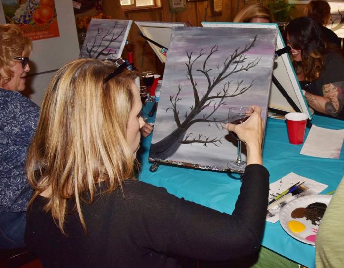 Photo Gallery Grab Your Brush And Blush A Painting Event With
